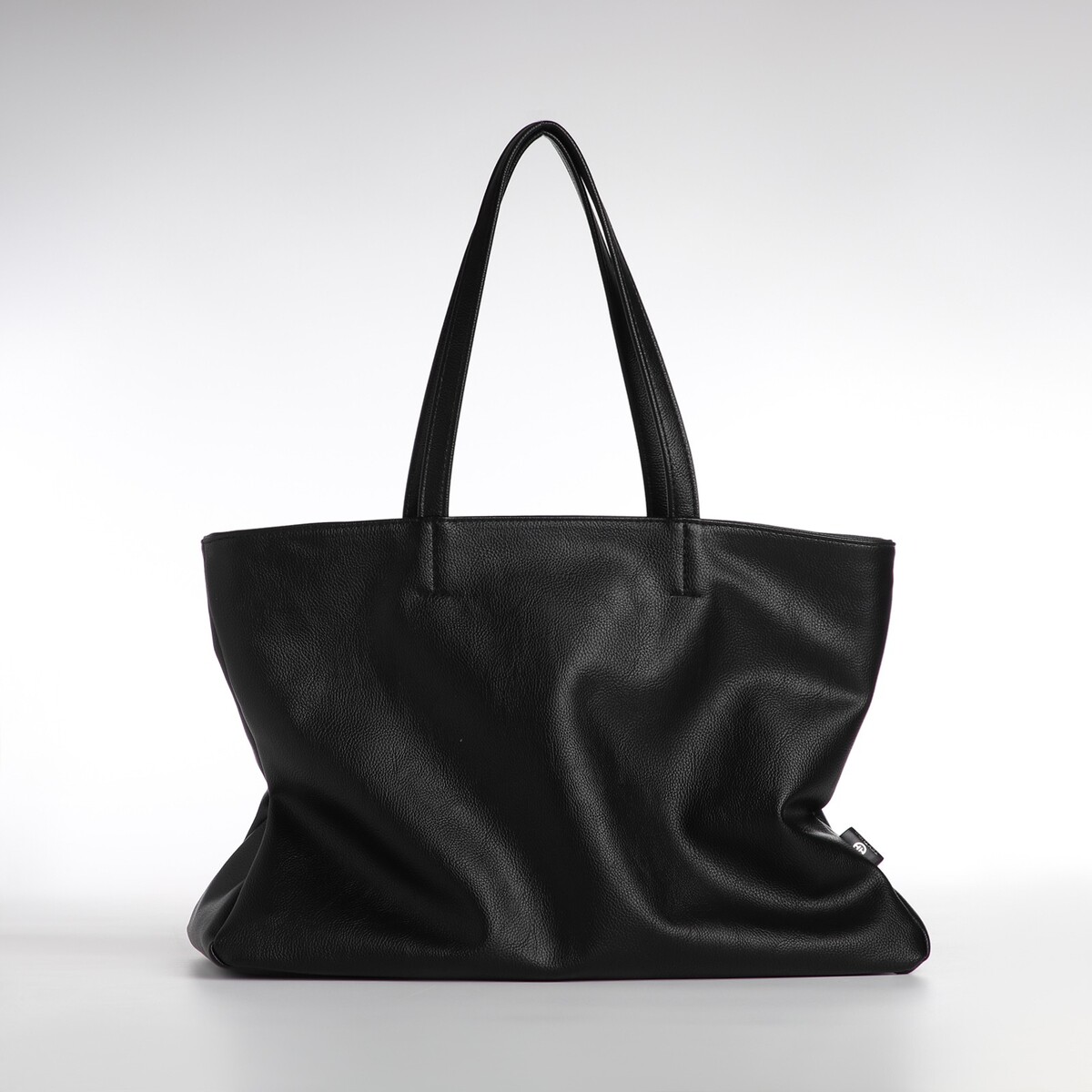 Сумка женская textura, шопер, большой размер, цвет черный сумка шопер леопард 40х12х38