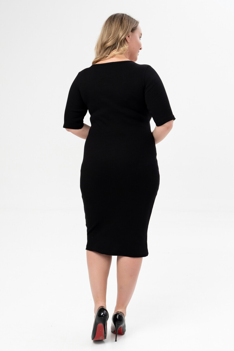 Платье SOLO MIO, размер 42, цвет черный 07390296 - фото 2