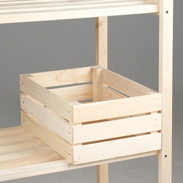 Ящик деревянный для стеллажей 25х35х15 с