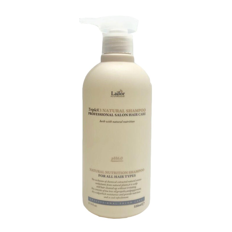 Шампунь с натуральными ингредиентами 530мл lador шампунь с эфирными маслами triplex natural shampoo 530 мл