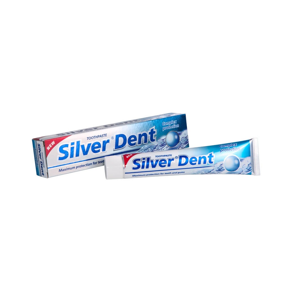 

Паста зубная silver dent комплексная, Белый