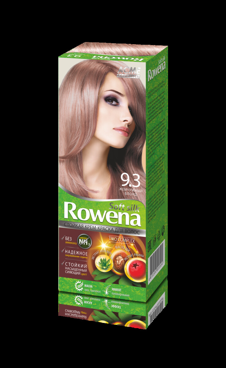 Крем-краска для волос rowena soft silk осветлитель для волос rowena super