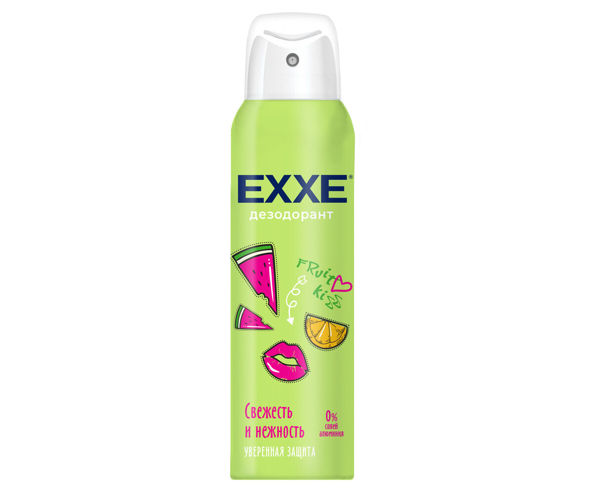 Exxe fresh. ДЕЗ спрей Exxe жен 150мл Fruit Kiss свежесть и нежность/24. ДЕЗ спрей Exxe жен 150мл Тропическая свежесть/24. Exxe дезодорант. Део еххе спрей 150мл женский.