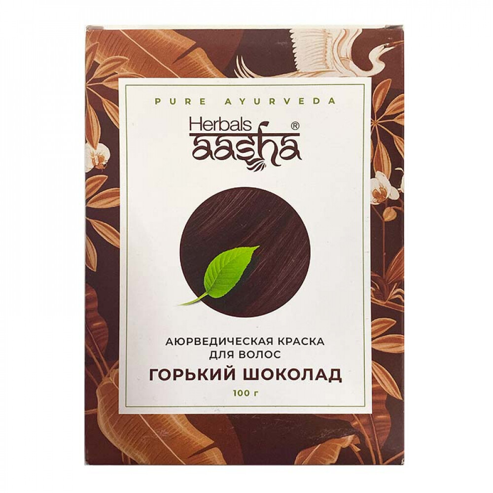 

Краска для волос на основе хны горький шоколад (