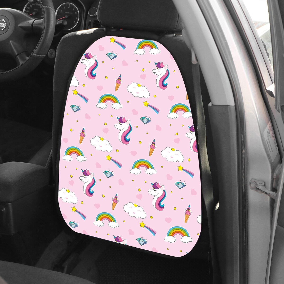 фото Накидка на сиденье автомобильное cartage розовое настроение2, пвх, 60 х 45 см, европодвес