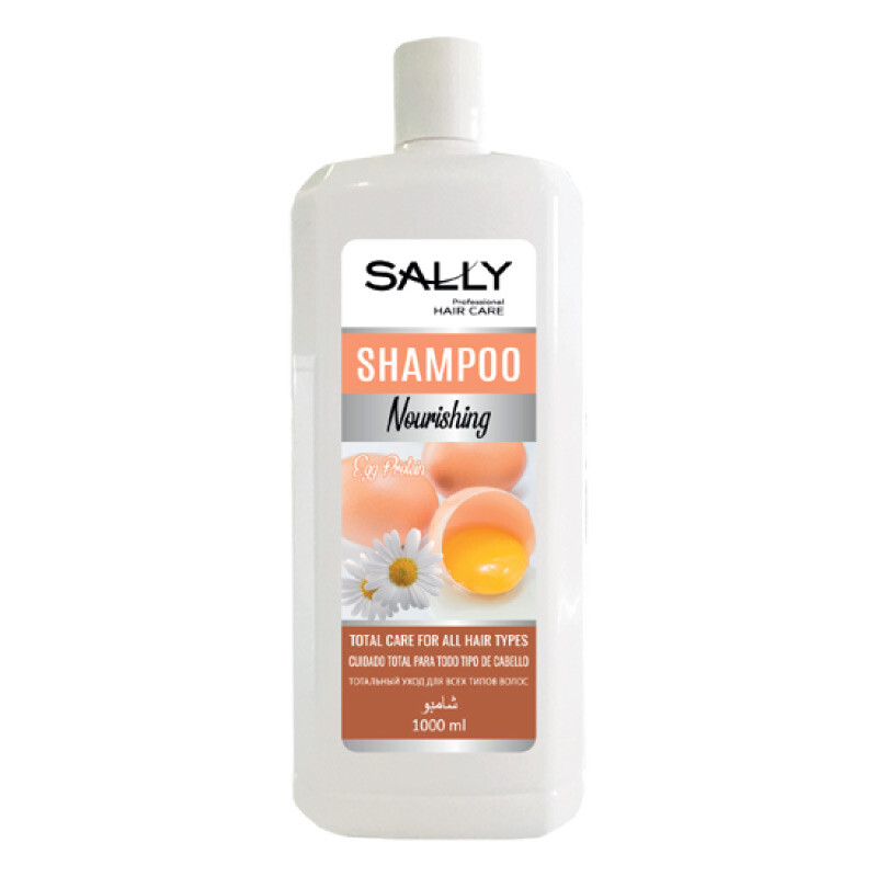 фото Шампунь для волос sally egg protein 1 л