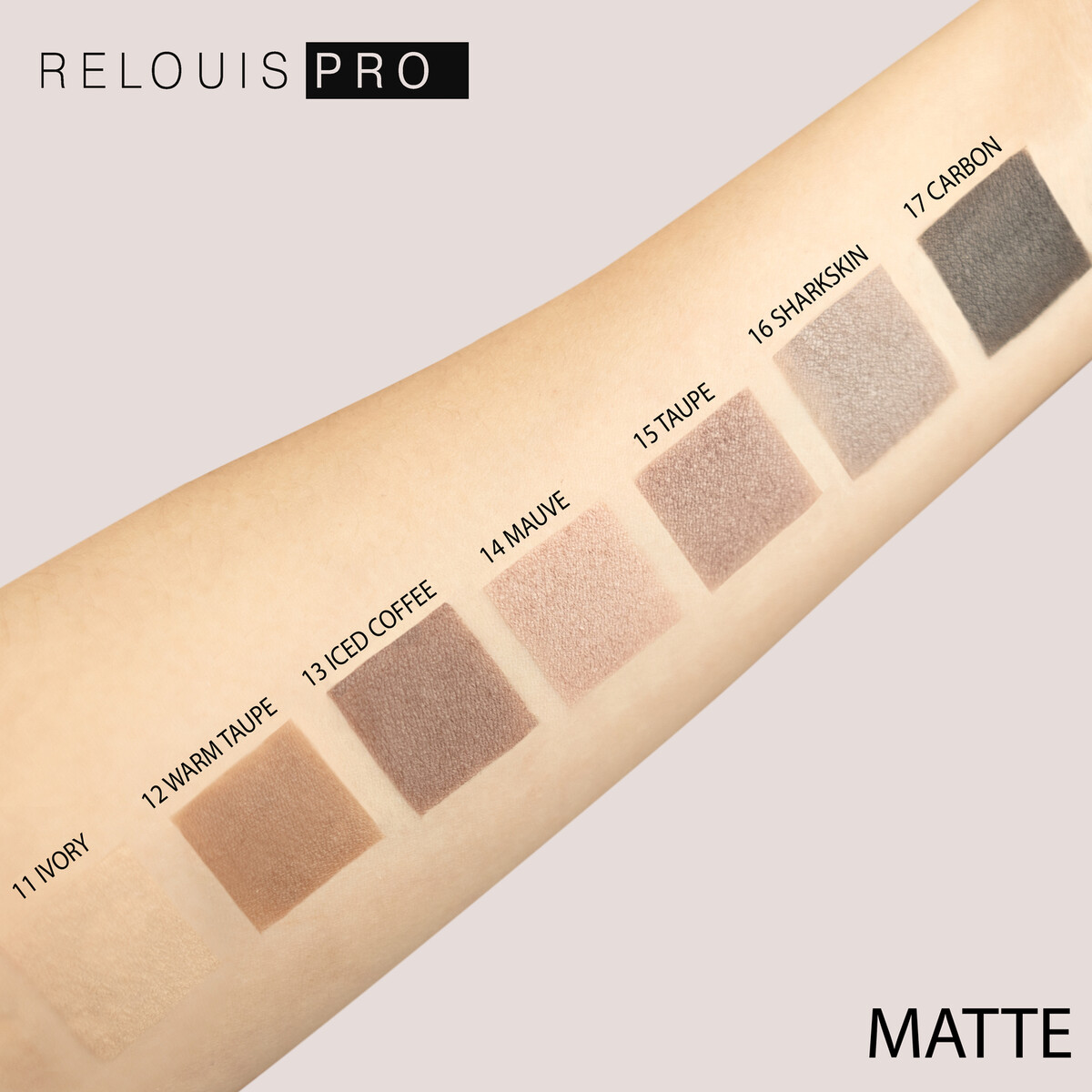 Тени для век RELOUIS PRO EYESHADOW Вид№3