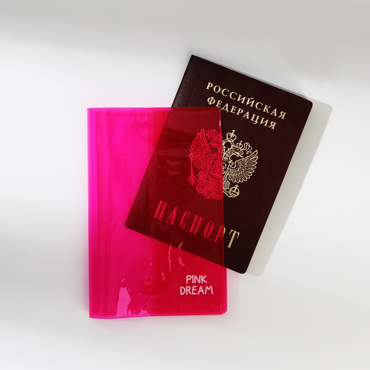Обложка для паспорта из цветного пвх