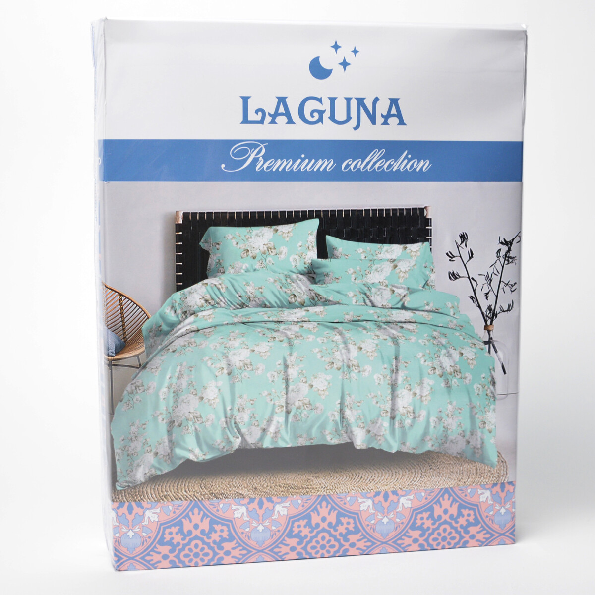 фото Постельное белье 2/0 спальный с евро простыней laguna