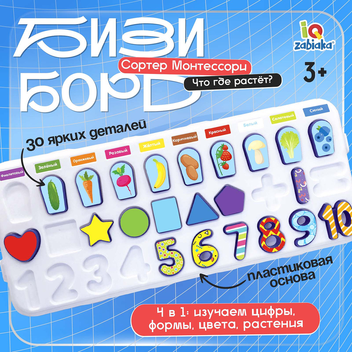 

Развивающий бизиборд