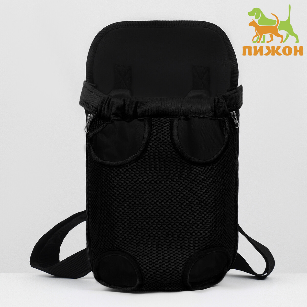 

Рюкзак-переноска для кошек и собак, Черный