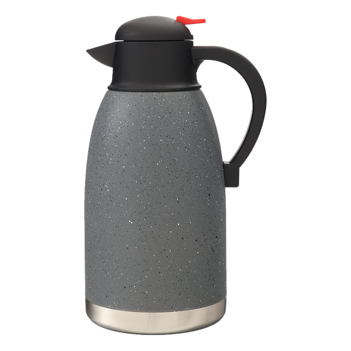 Термос-кофейник, 1.2 л, сохраняет тепло до 24 ч, серый сумка термос тм thermos e5 12 can cooler peva серый