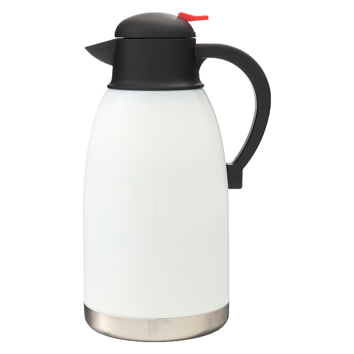 Термос-кофейник, 1.2 л, сохраняет тепло до 24 ч, белый термос с датчиком roadlike smart 500мл белый белый