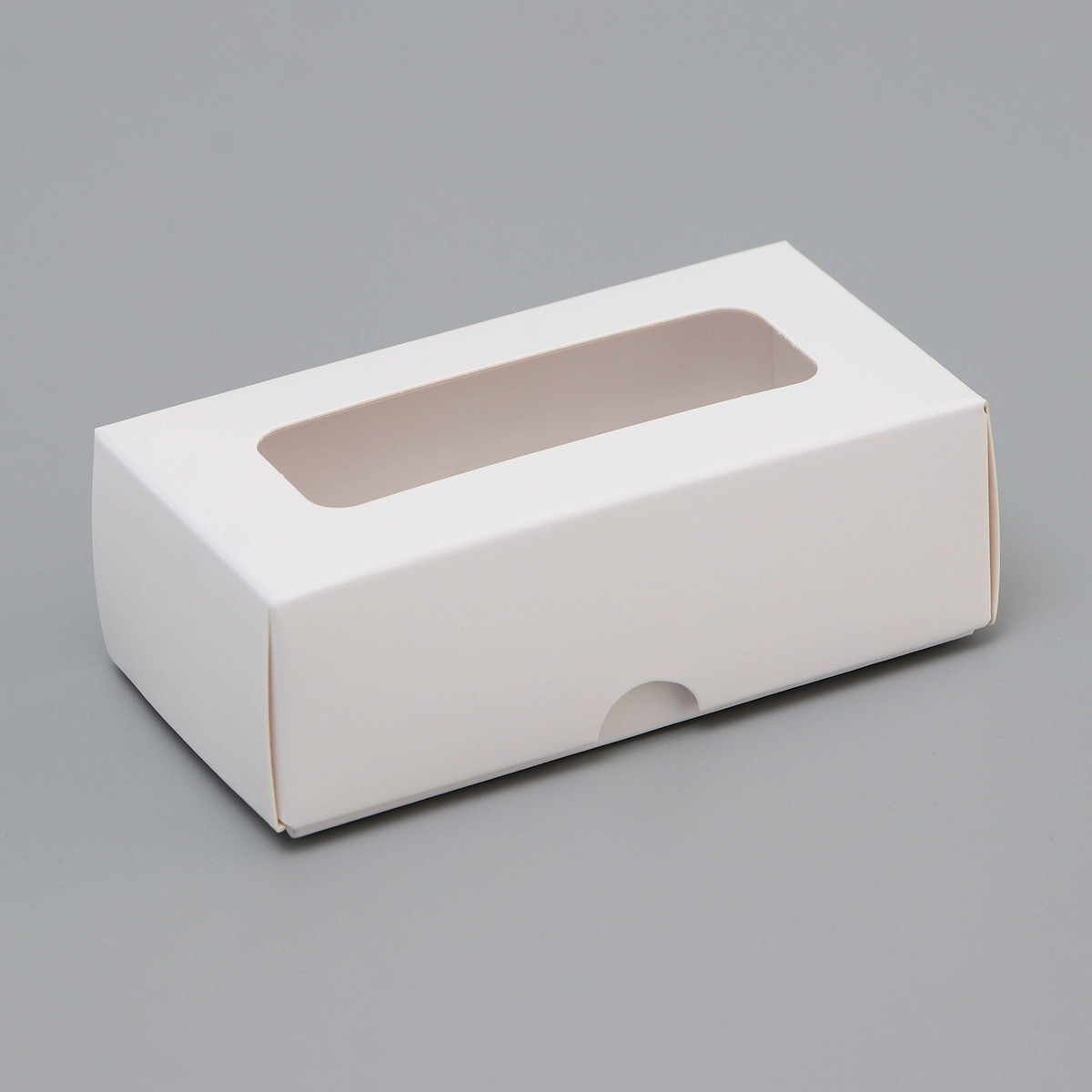 

Коробка для 2 конфеты, белая, 10.5×5.5×3.5 см, Белый