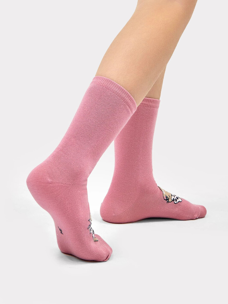 фото Детские носки в розовом цвете с рисунком mark formelle