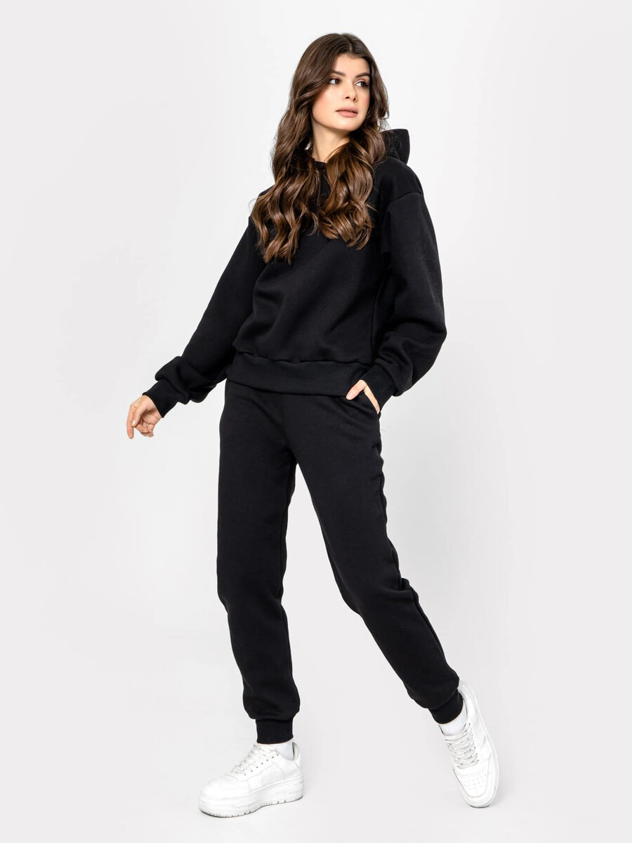 Комплект женский (худи, брюки) Mark Formelle, цвет черный 07622842 - фото 3