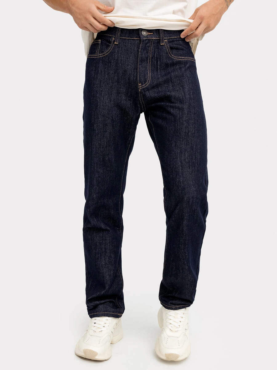 Брюки мужские джинсовые темно-синие Mark Formelle, цвет темно -синий 07623019 - фото 2