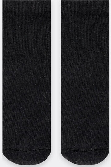 Носки детские черные с резинкой на пагол