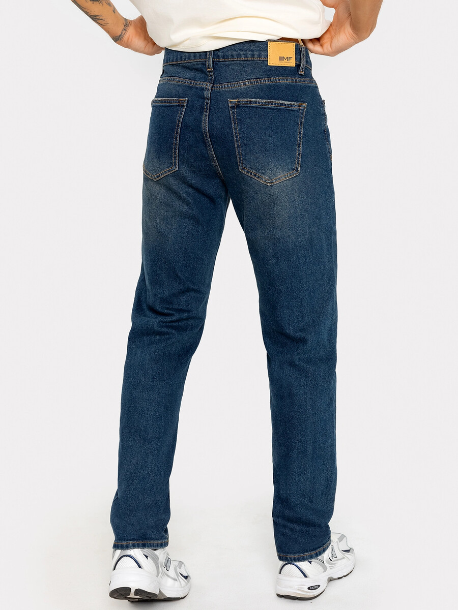 Брюки джинсовые мужские в темно-синем цвете Mark Formelle 07623365 - фото 3