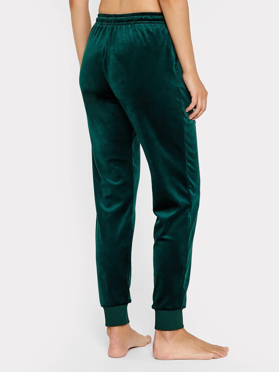 фото Брюки женские флисовые в зеленом оттенке mark formelle