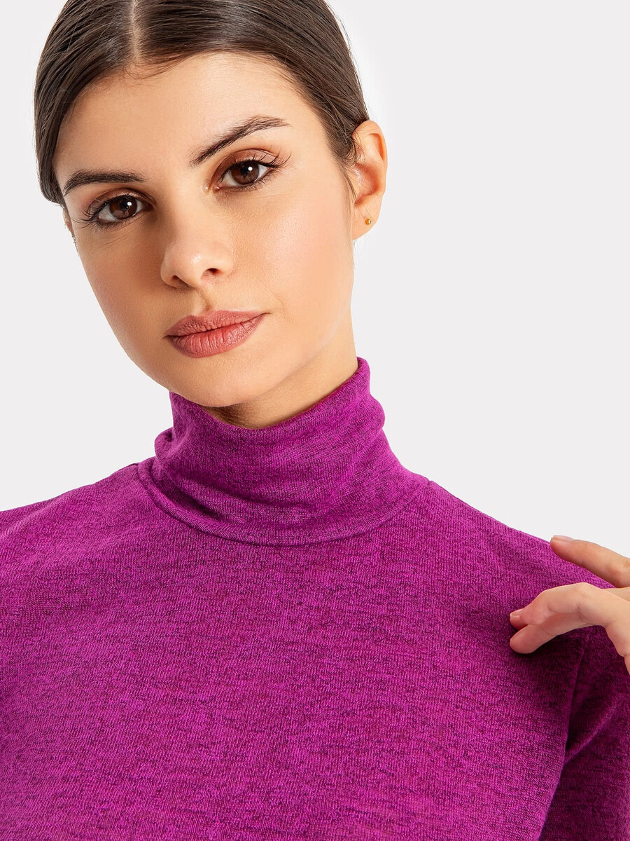 Джемпер женский в фиолетовом оттенке Mark Formelle, цвет пурпурный 07623926 - фото 4