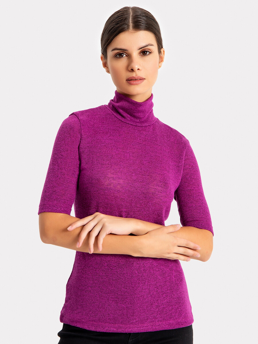Джемпер женский в фиолетовом оттенке Mark Formelle, цвет пурпурный 07623926 - фото 1