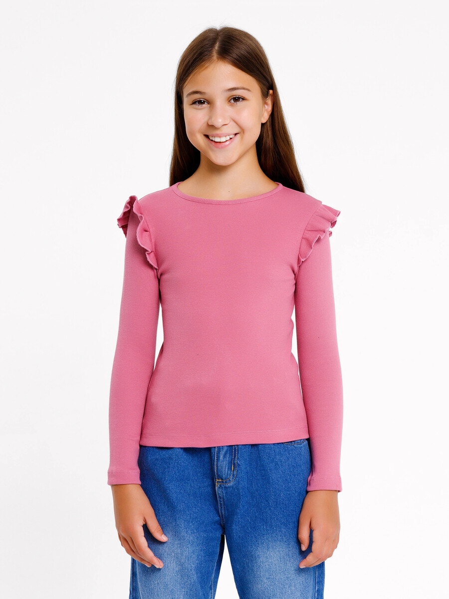Джемпер для девочек с декоративными крылышками в розовом оттенке платье для девочек в голубом оттенке с декоративными рукавами