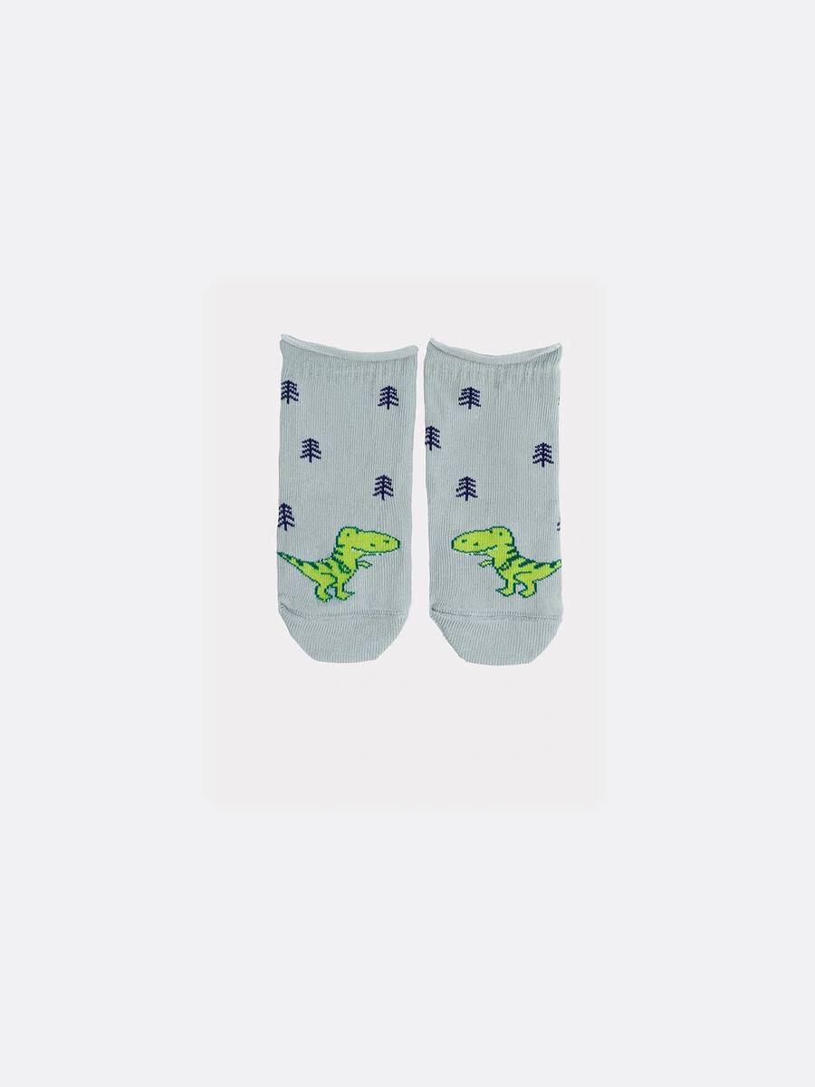 Носки детские зеленые с рисунком в виде цыпочек носки детские светло зеленые с рисунком в виде оленей