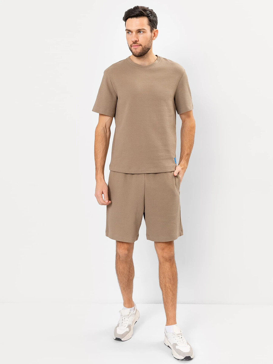 Комплект хлопковый мужской (футболка, шорты)