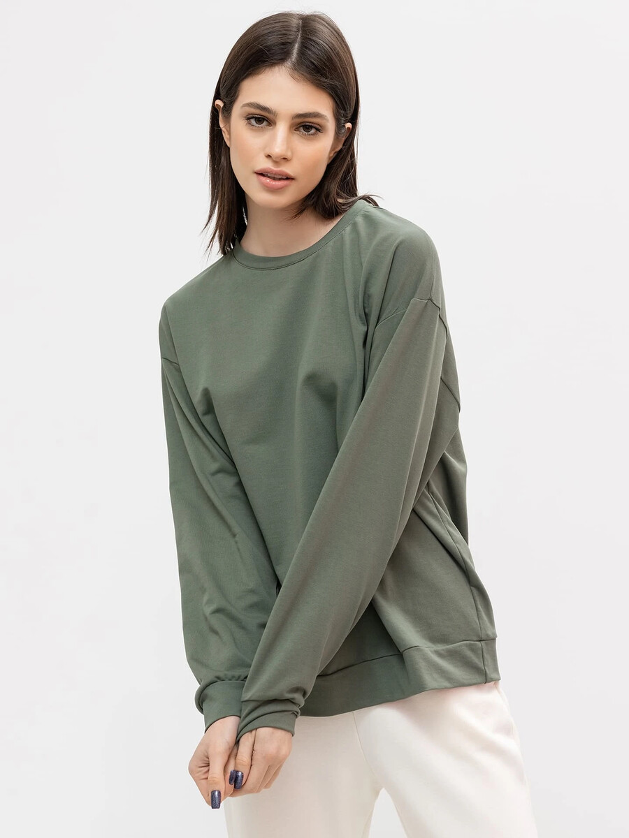 

Джемпер женский в зеленом оттенке, Хаки