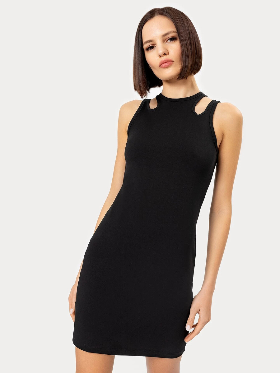 Платье женское Mark Formelle, цвет черный 07625594 - фото 2