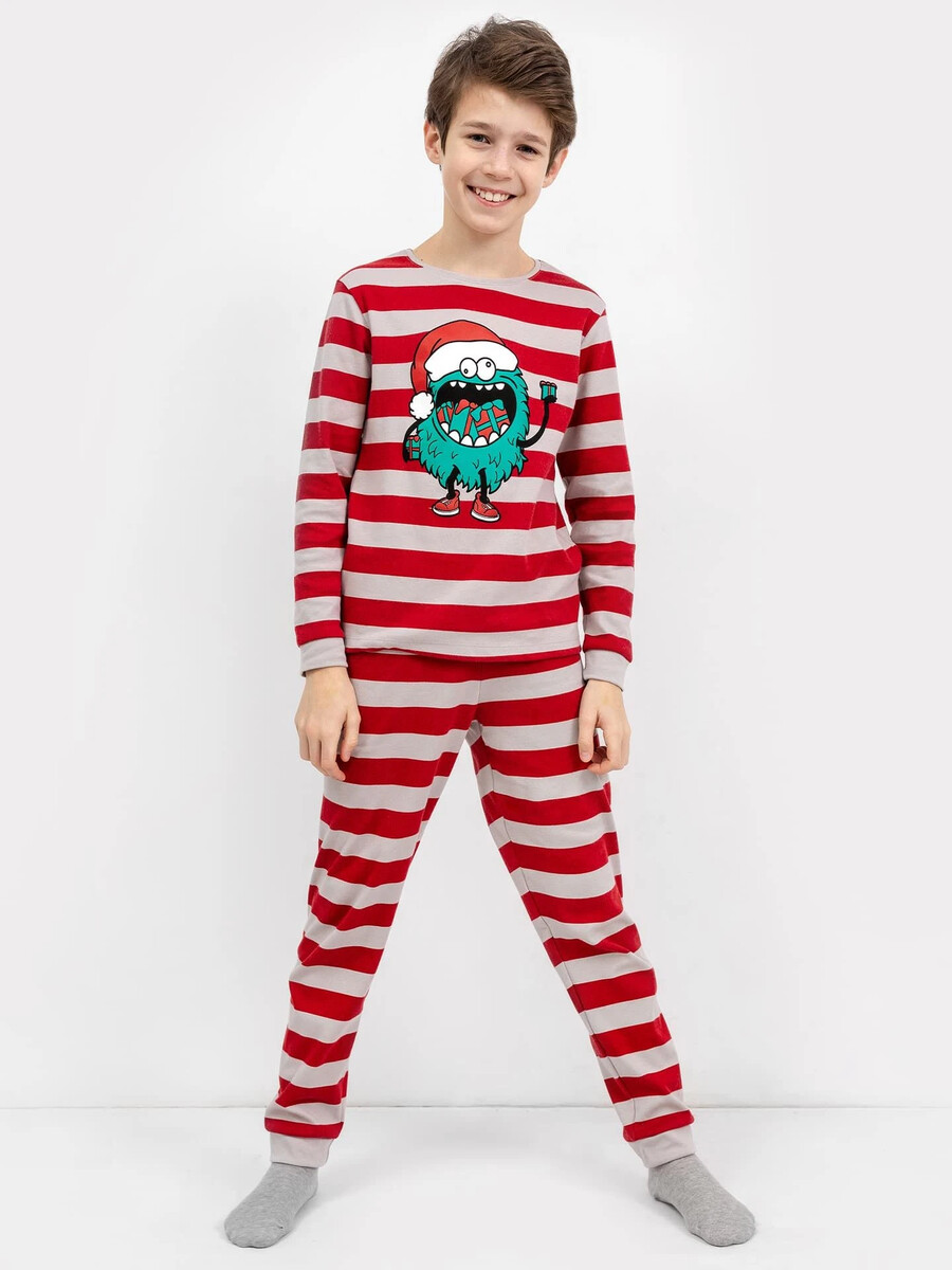 Пижама для мальчиков (джемпер, брюки) star kidz пижама для мальчиков сонный мишка