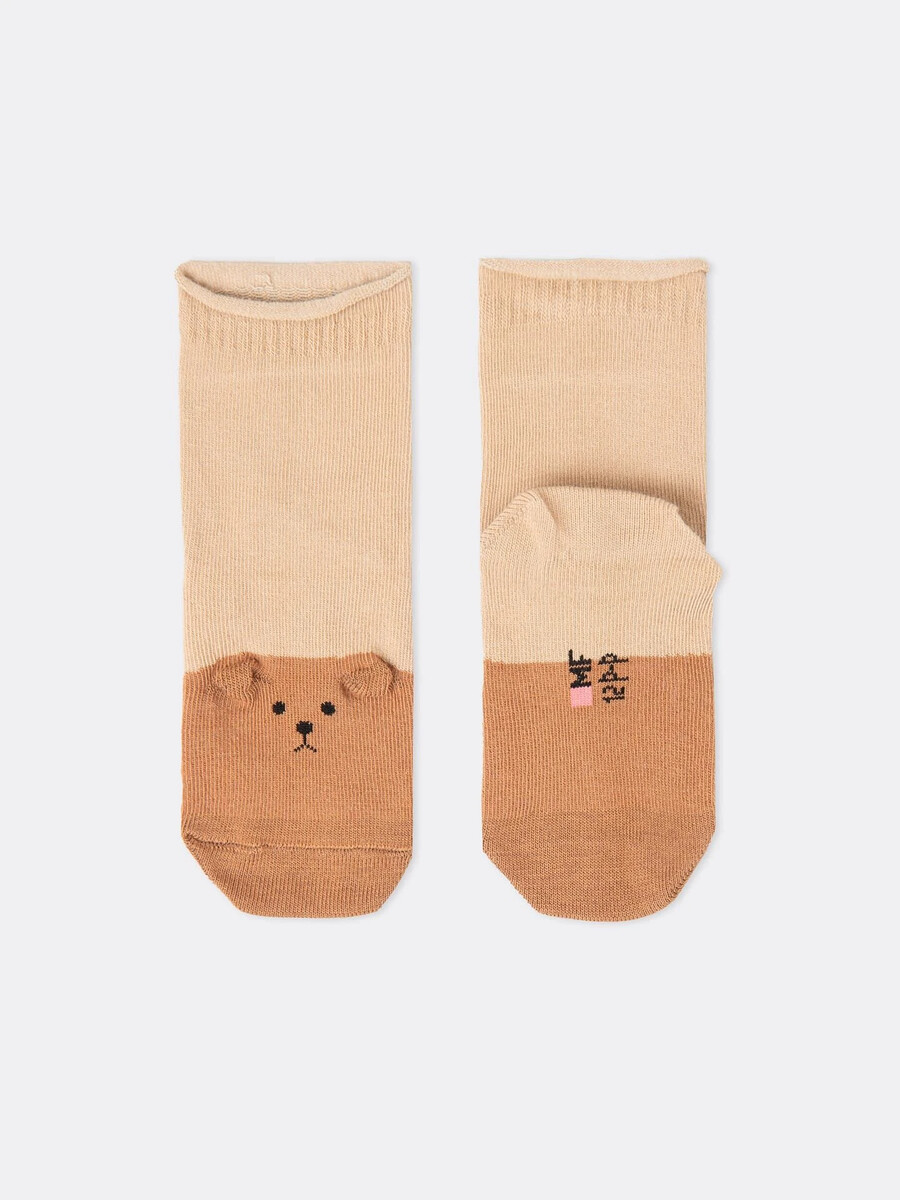 Детские высокие носки без резинки в цвете носки мужские черные с рисунком в виде медведя
