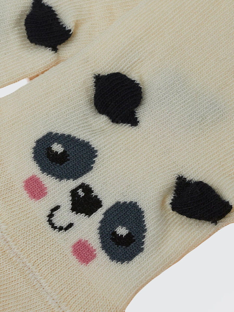 фото Детские носки кремового цвета с декоративными ушками mark formelle