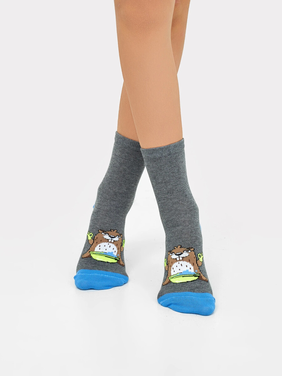 фото Детские высокие носки в оттенке mark formelle