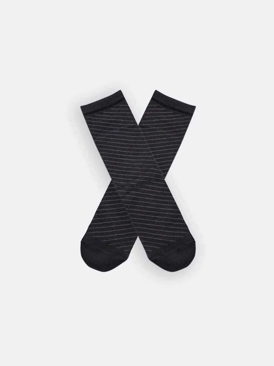 Детские носки в полоску Mark Formelle, цвет черный 07627389 - фото 1