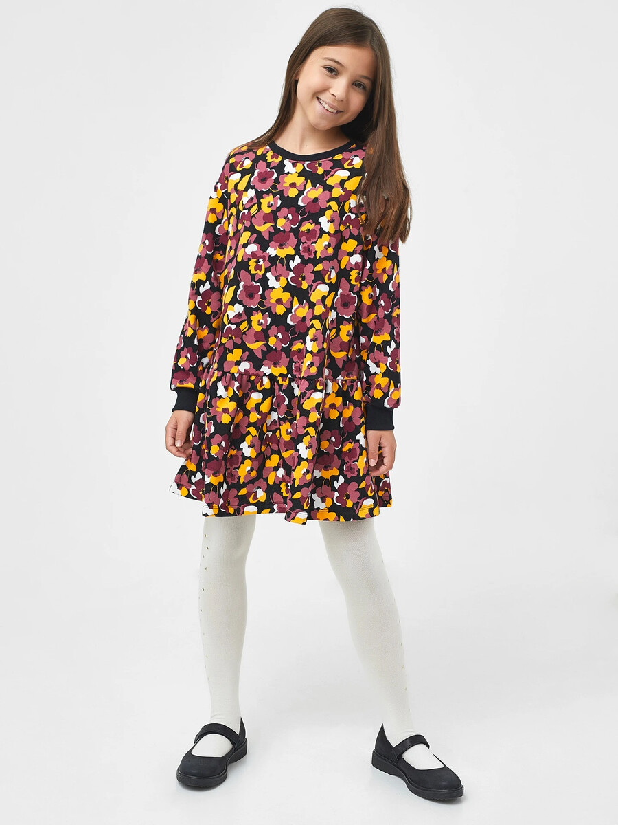 Платье с цветочным принтом для девочек Mark Formelle
