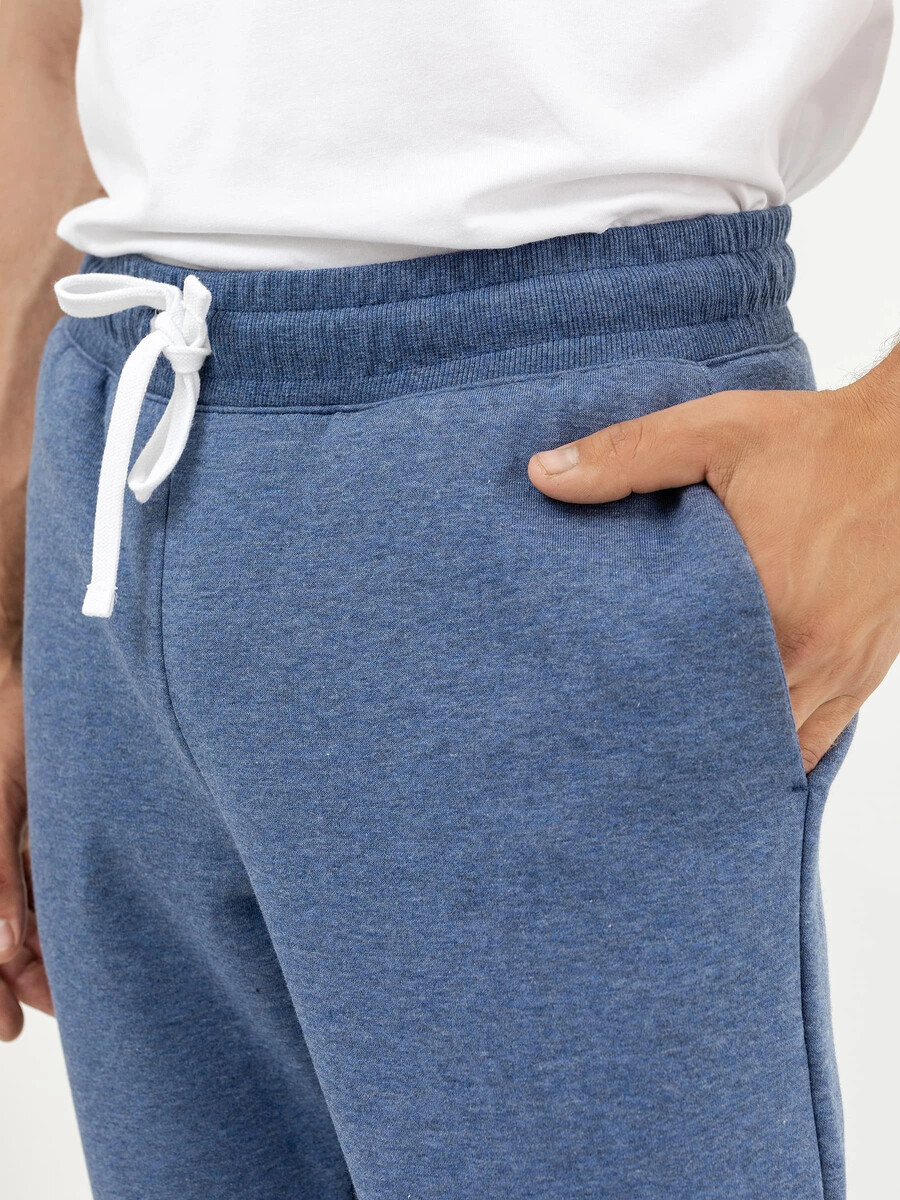 Утепленные мужские брюки в оттенке Mark Formelle, размер 46, цвет джинсовый меланж 5548g 07627627 - фото 4