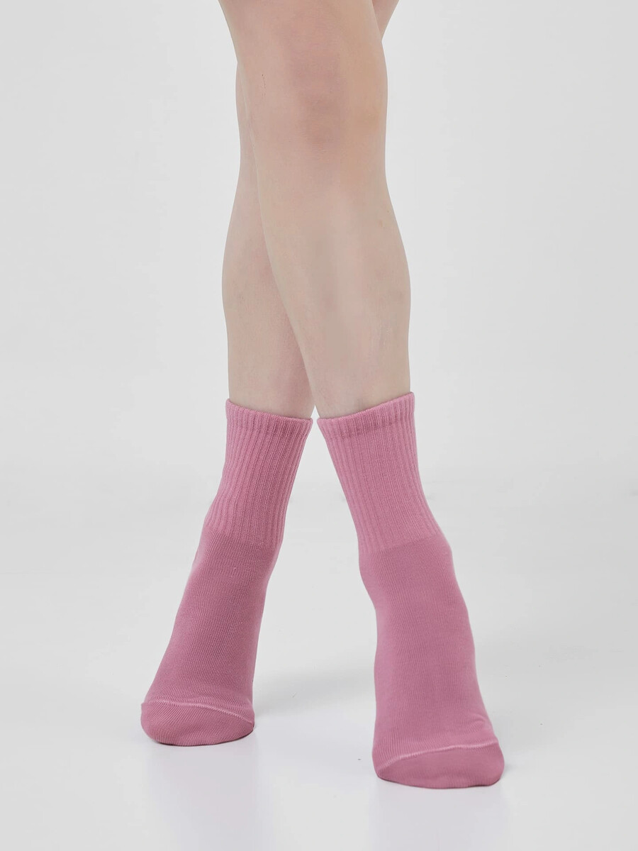фото Детские высокие носки пурпурного цвета mark formelle