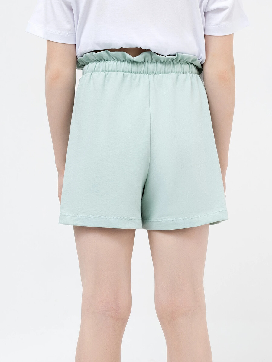 фото Хлопковые шорты мини для девочек mark formelle