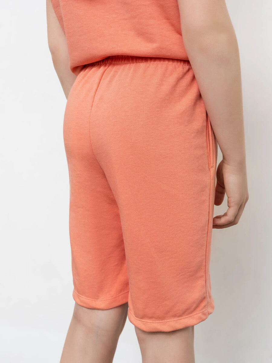 Свободные шорты для мальчиков Mark Formelle, цвет оранжевый +печать 07627890 - фото 3