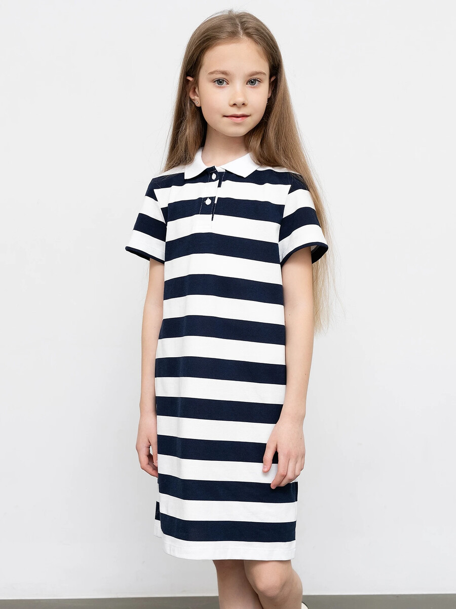 Платье-футболка с воротничком для девочек Mark Formelle