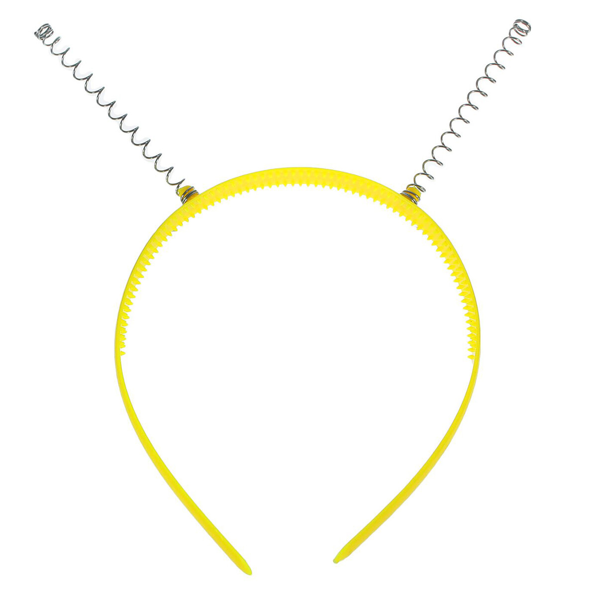 Ободок желтый 1,1х32,5 см с пружинками, в наборе 12 штук шпажки для канапе в наборе 50 штук