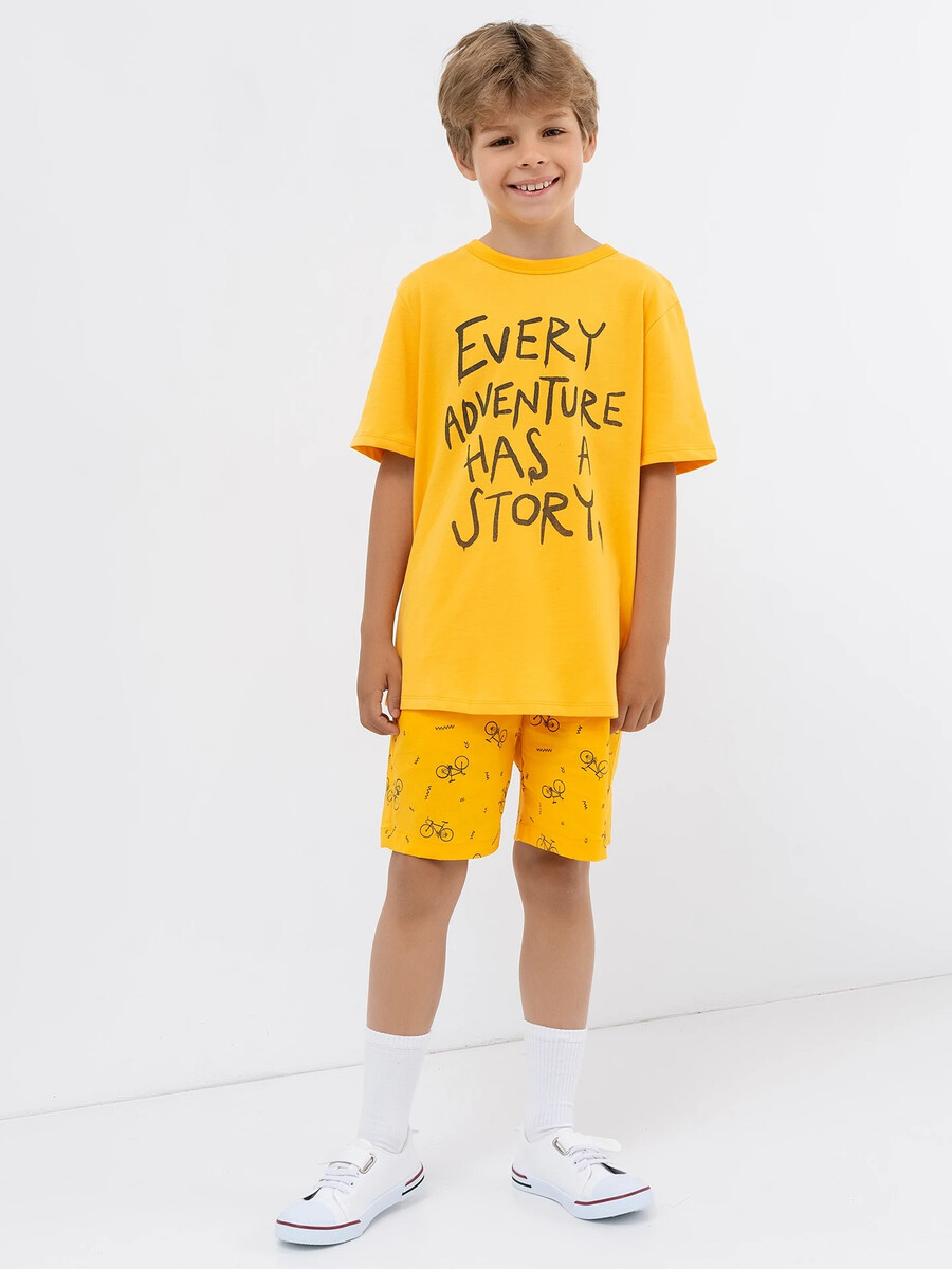 Яркие шорты для мальчиков Mark Formelle, цвет желтый 07640957 - фото 1