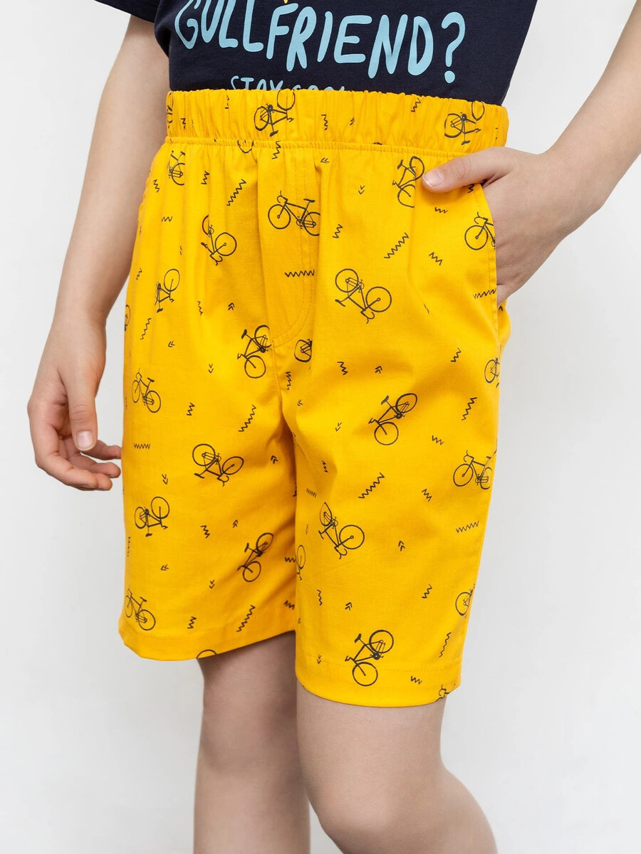 Яркие шорты для мальчиков Mark Formelle, цвет желтый 07640957 - фото 2