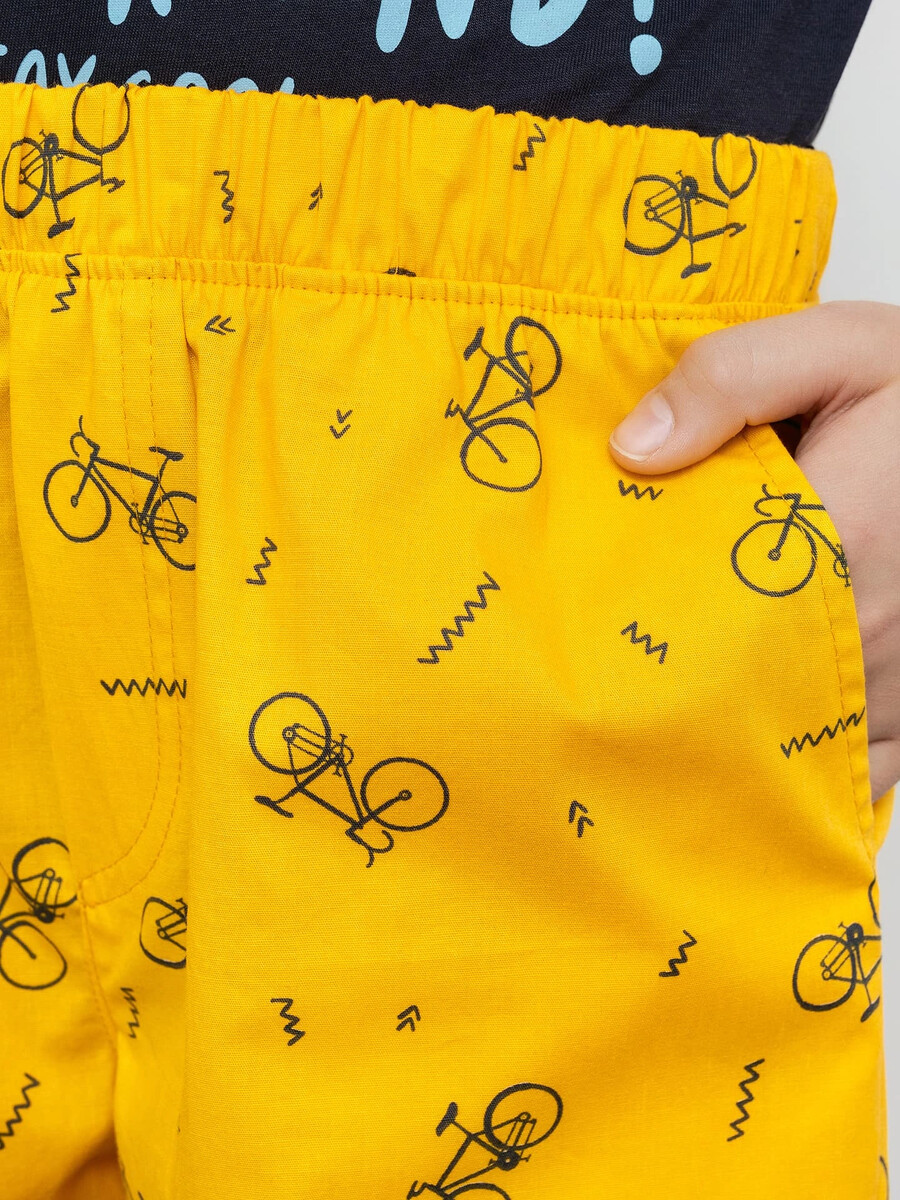 Яркие шорты для мальчиков Mark Formelle, цвет желтый 07640957 - фото 4