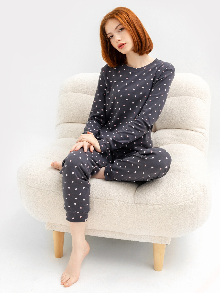 Комплект женский (джемпер, брюки) пижама джемпер брюки