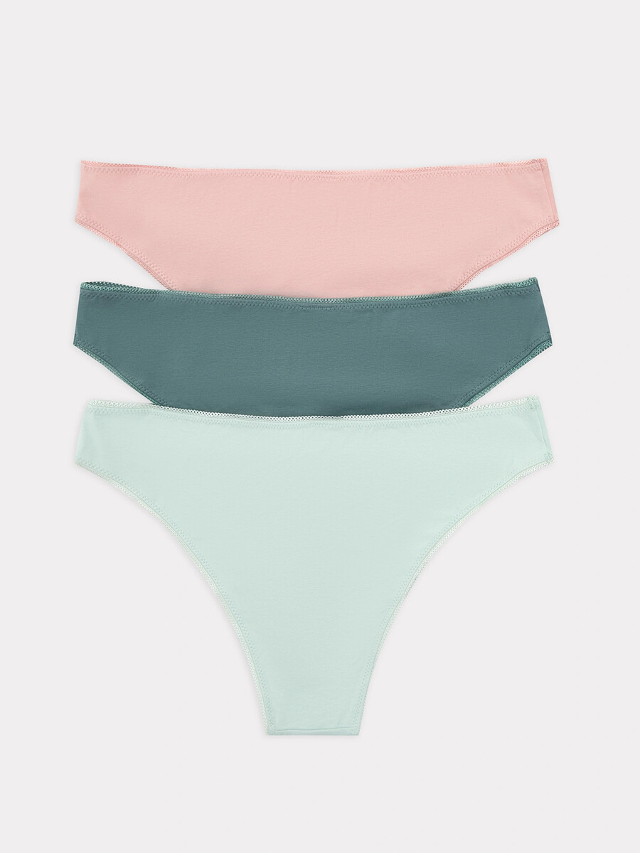 фото Трусы женские бразилиана мультипак (3 шт.) mark formelle