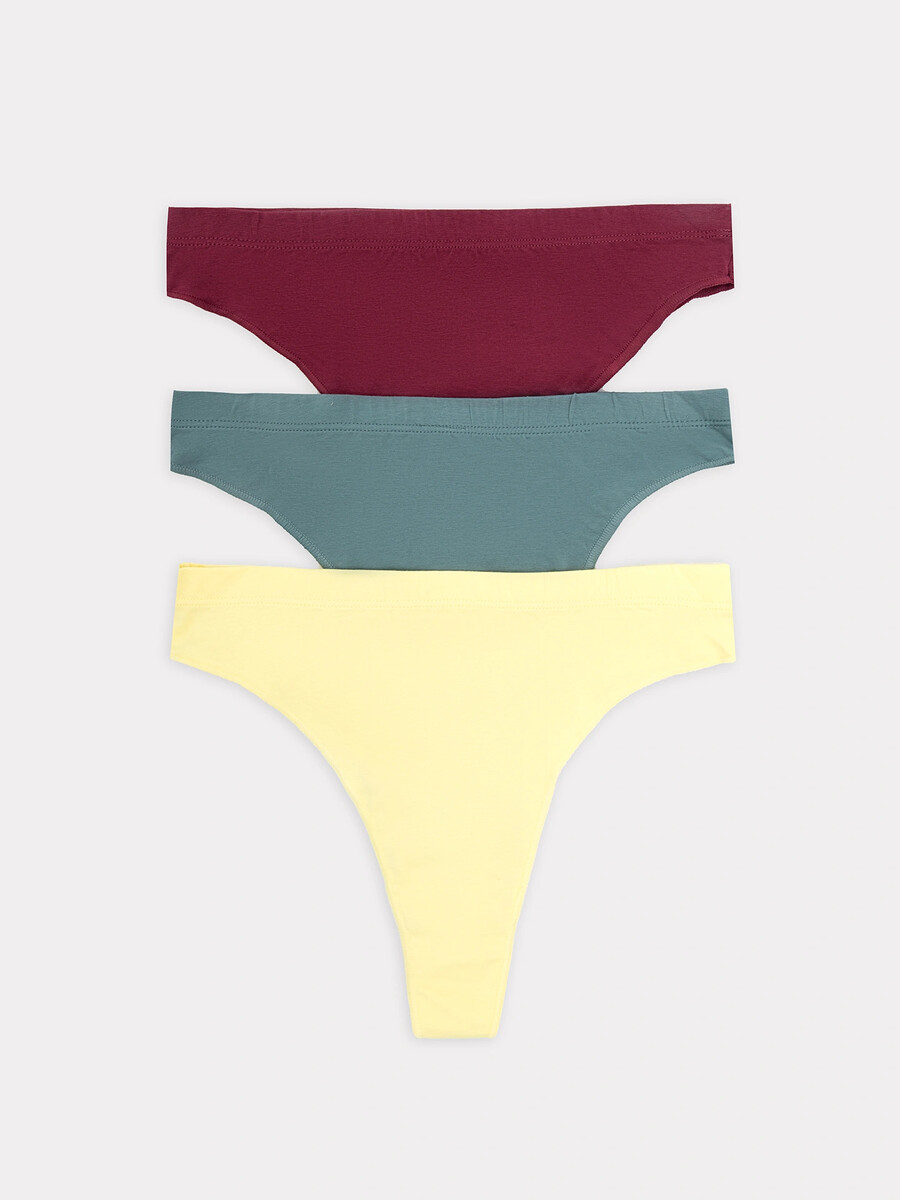 фото Трусы женские бразилиана мультипак (3шт.) mark formelle