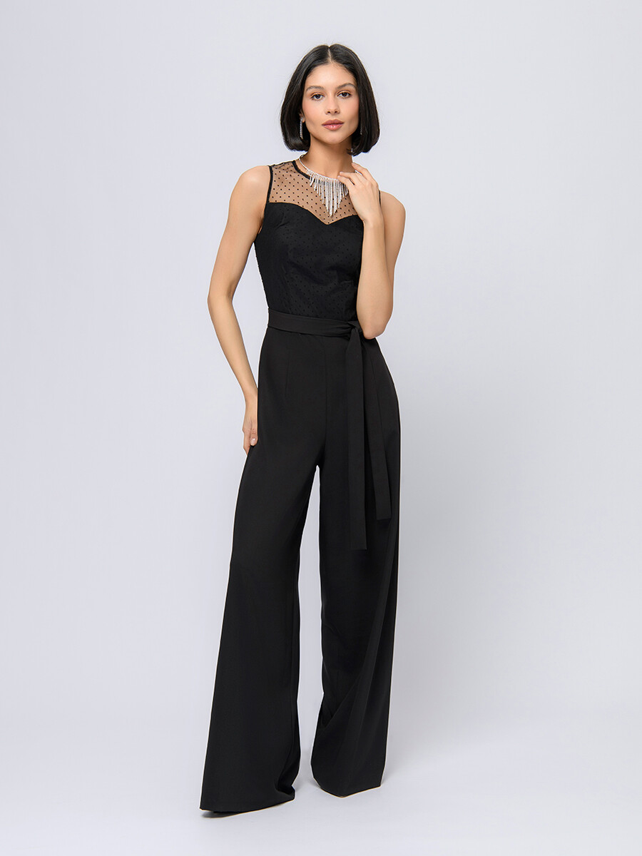 Комбинезон 1001 DRESS, размер 44, цвет черный 07721471 - фото 1